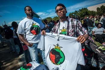 Vendors at Justice Or Else March Value the Experience over profits.
