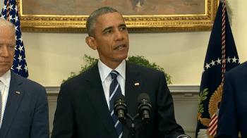 President Obama announces during a Nov. 6 press conference at the White House that he has rejected the Keystone XL oil pipeline proposal