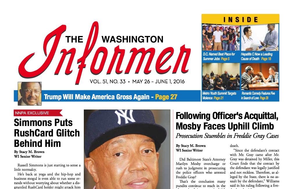 Washington Informer, May 26, 2016
