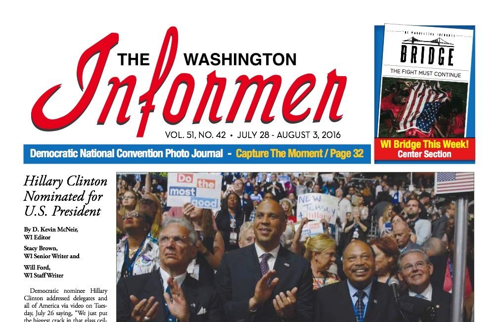Washington Informer, July 28, 2016