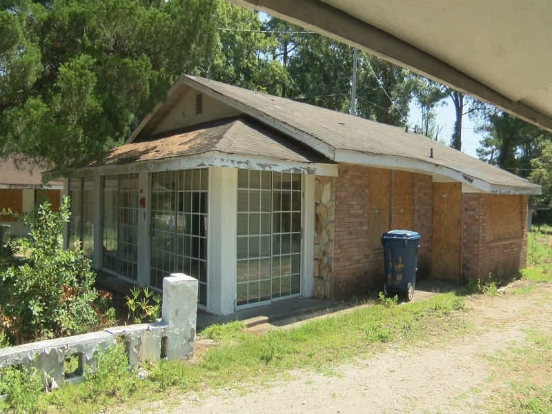 A motel in Myrtle Beach, South Carolina, where black entertainers often stayed when performing in the area during the segregation era has been partially demolished