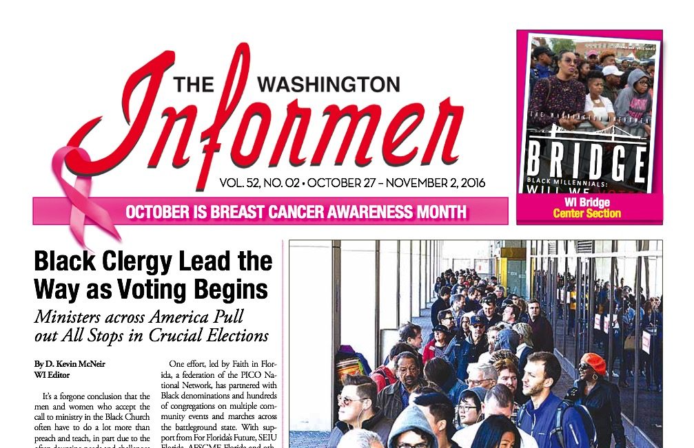 Washington Informer, October 27, 2016