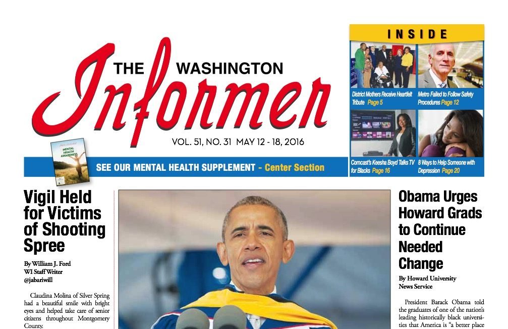 Washington Informer, May 12, 2016