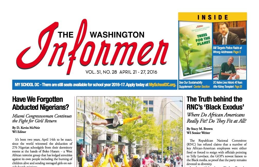 Washington Informer, April 21, 2016