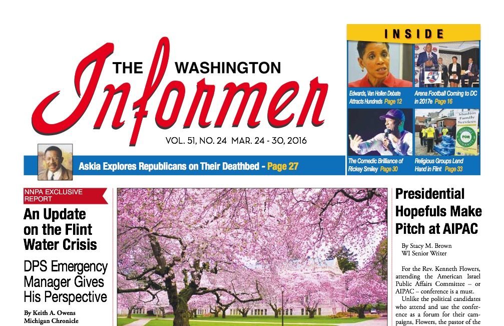 Washington Informer, March 24, 2016