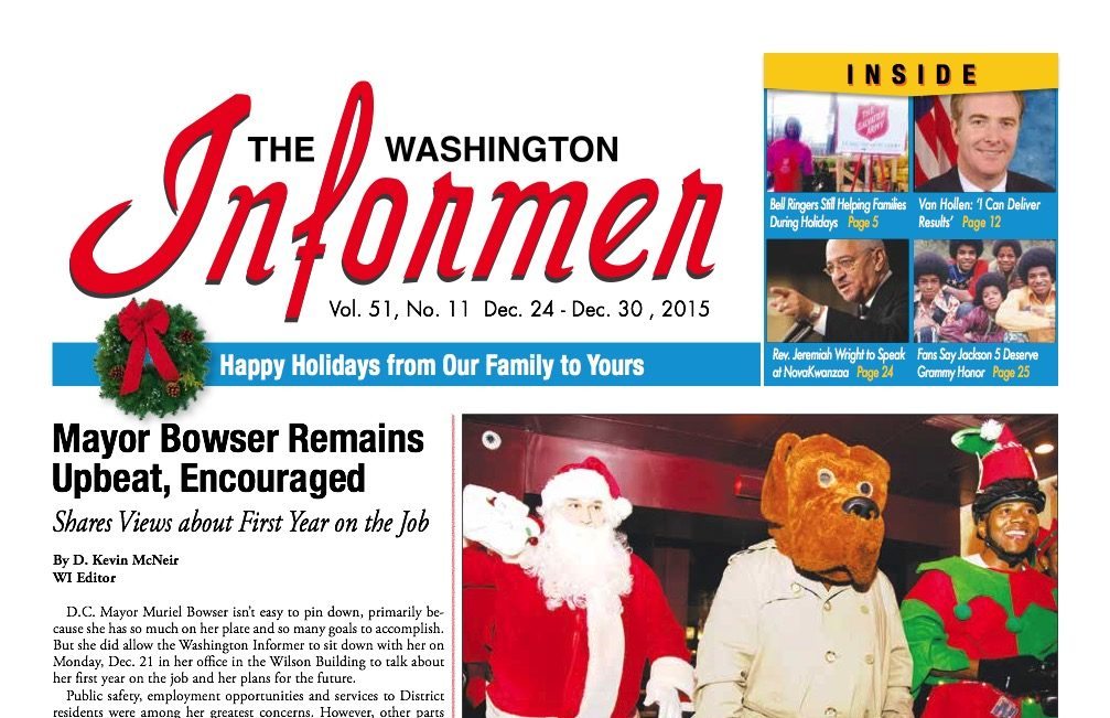 Washington Informer, December 24, 2016