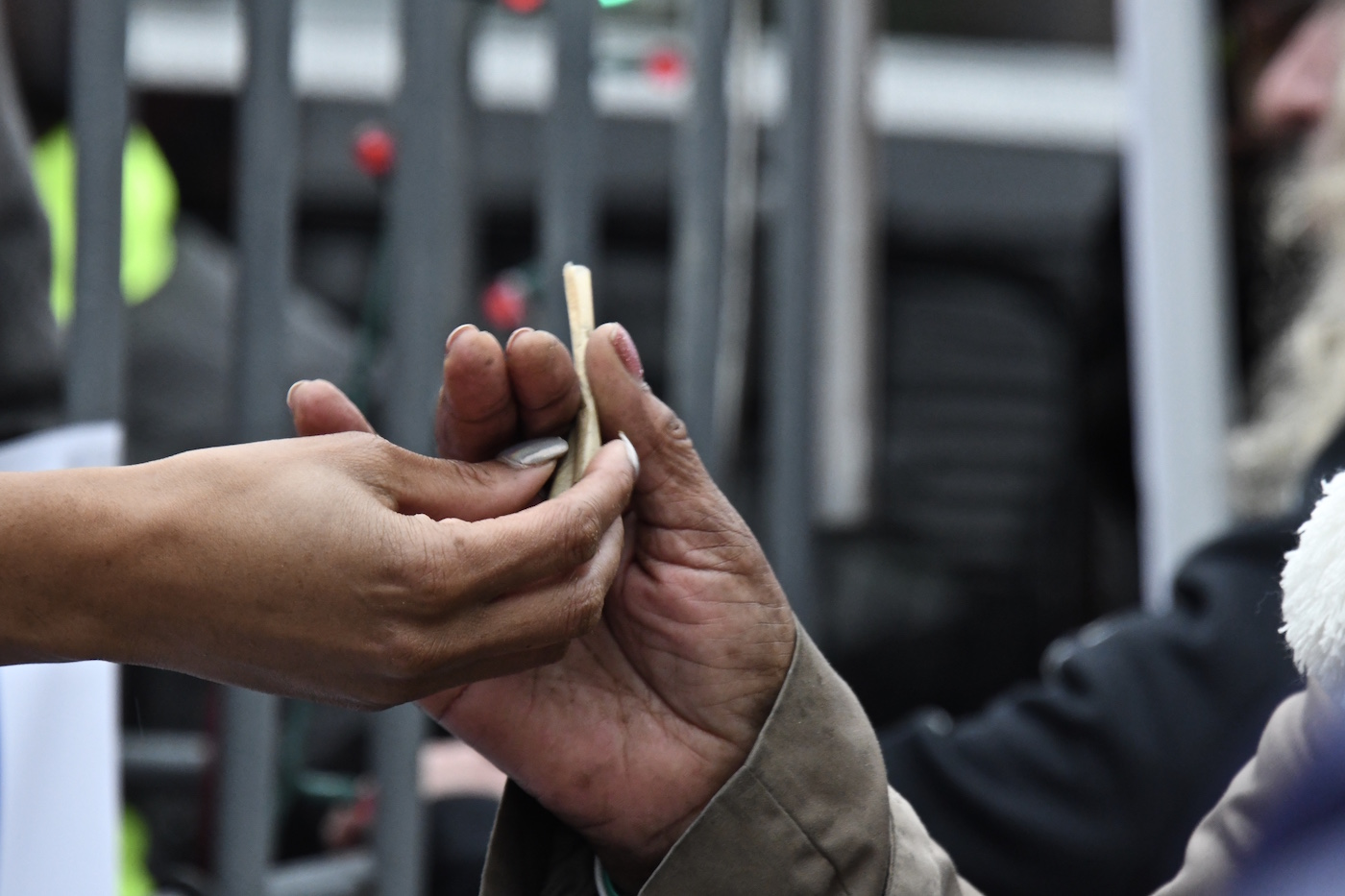 Hundreds of demonstrators rally at 20th Street and Massachusetts Ave in northwest D.C. in support of federally legalizing marijuana and in protest of Sen. Jeff Sessions, newly elected President Trump's pick of attorney general, on Jan 20. (Travis Riddick/The Washington Informer)