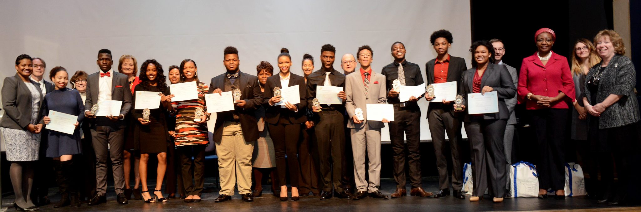 Students at French Immersion Schools Maya Angelou and Dora Kennedy were recently honored. (Courtesy of PGCPS)