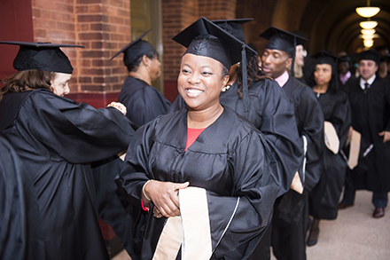A former corps of DCPS principals graduate from EML Program at Georgetown University. (Courtesy of Georgetown.edu)