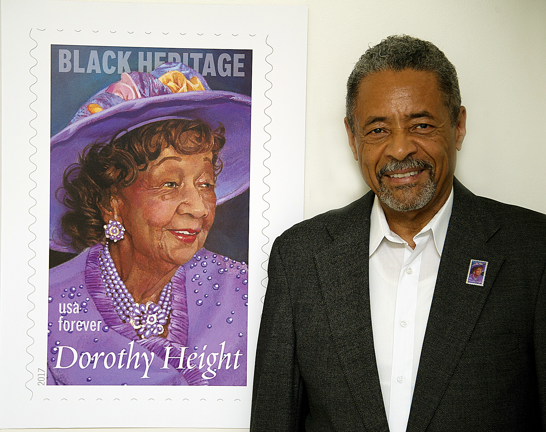 A photo by Lateef Mangum was chosen for the new Dorothy Height stamp as part of the USPS Forever Series. (Courtesy photo)