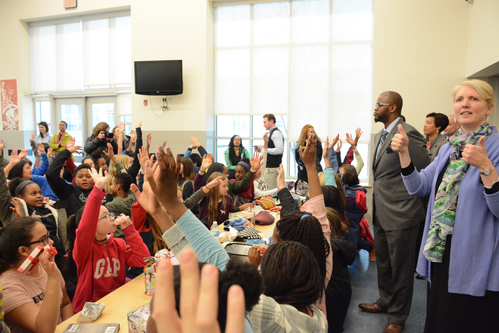 Press conference held at Alice Deal Middle School in Northwest on February 1, 2017 introducing new DCPS Chancellor Antwan Wilson. /Photo by Roy Lewis