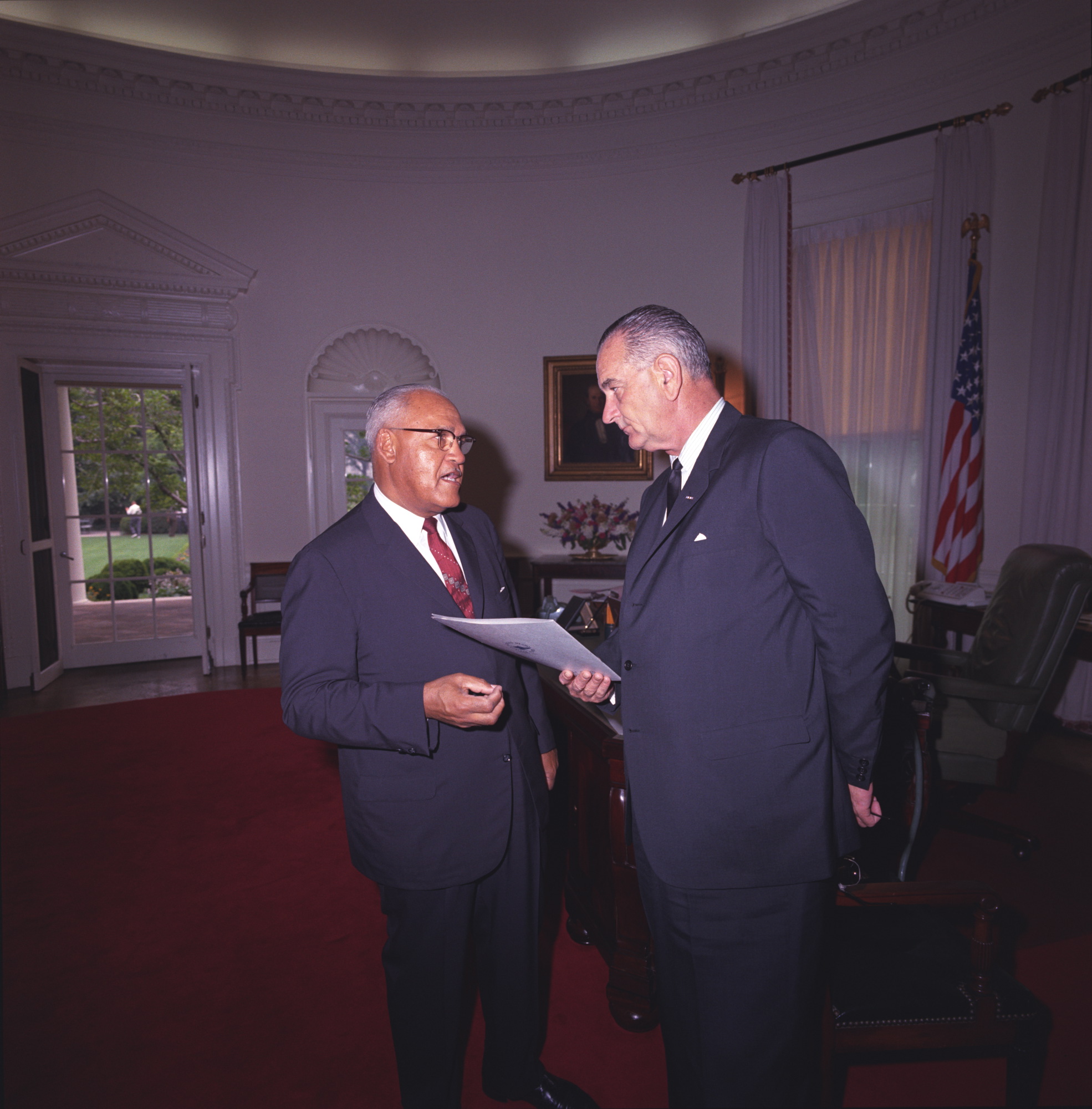 Frederick D. Patterson, Lyndon Johnson