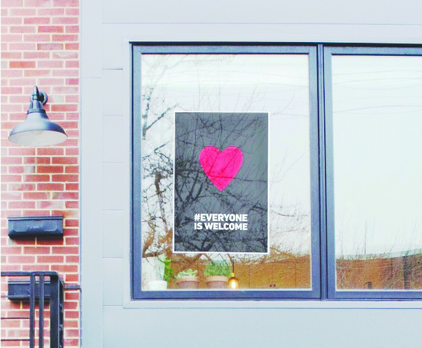 Nando's Peri-Peri sends a message that everyone is welcome. (Courtesy of Nando's Peri-Peri)