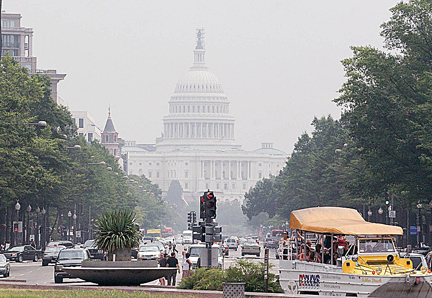 A day of smog in D.C. (Courtesy photo)
