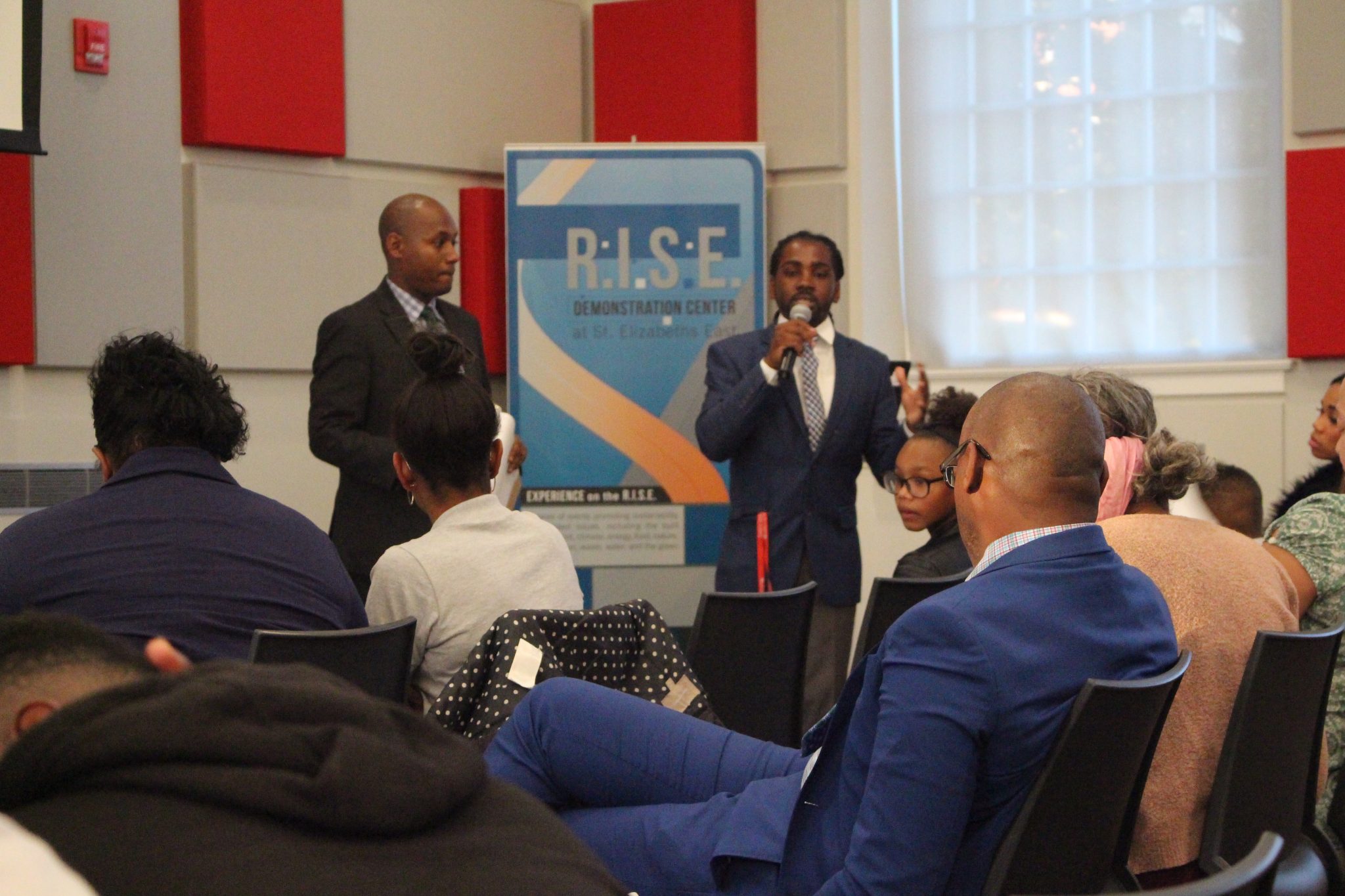 D.C. Council member Trayon White (Ward 8) speaks during a meeting to address the city's fiscal 2018 budget proposal at the R.I.S.E. Demonstration Center in Southeast on June 8. (Noni Marshall/The Washington Informer)