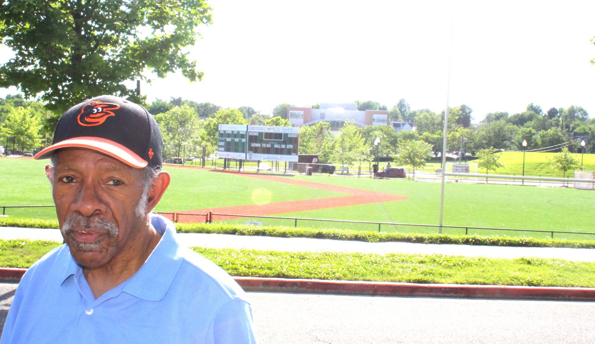 James Batty resides across the street from where Memorial Stadium was formerly located. (Timothy Cox/The Washington Informer)