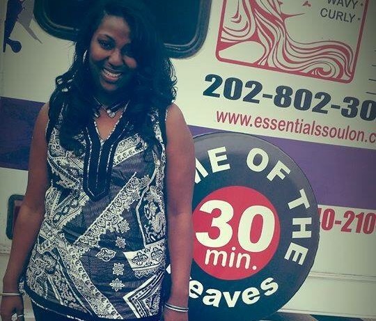 DeJuan Burns is the founder of De Glam Shoppe, which boasts the first mobile hair salon in the D.C. region. (Courtesy photo)