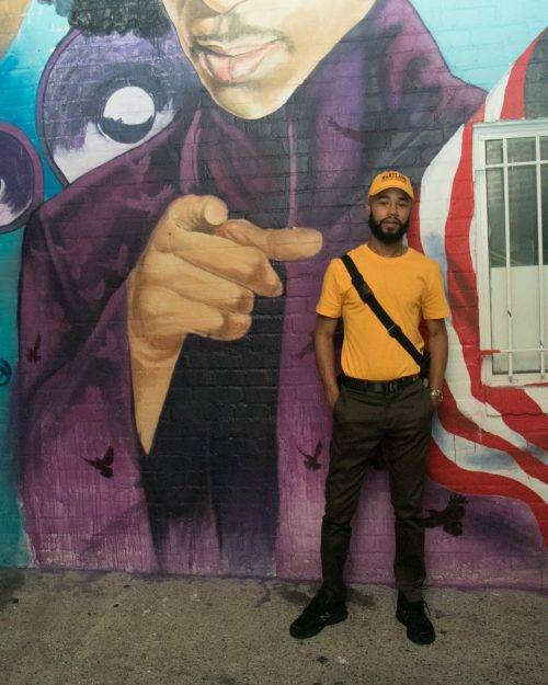 Rap artist, Chaz French during an interview with the Washington Informer at Ben's Chili Bowl in Northwest before meeting some of his supporters to celebrate the release of his new project, True Colors. /Photo by Shevry Lassiter