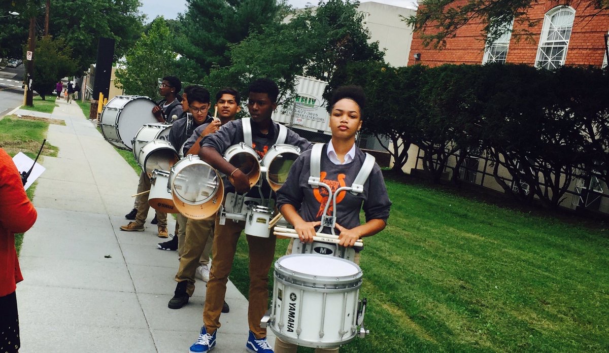 Coolidge Senior High School in northwest D.C. officially broke ground on a modernization project on Sept. 1. (Courtesy of Mayor Bowser's office via Twitter)