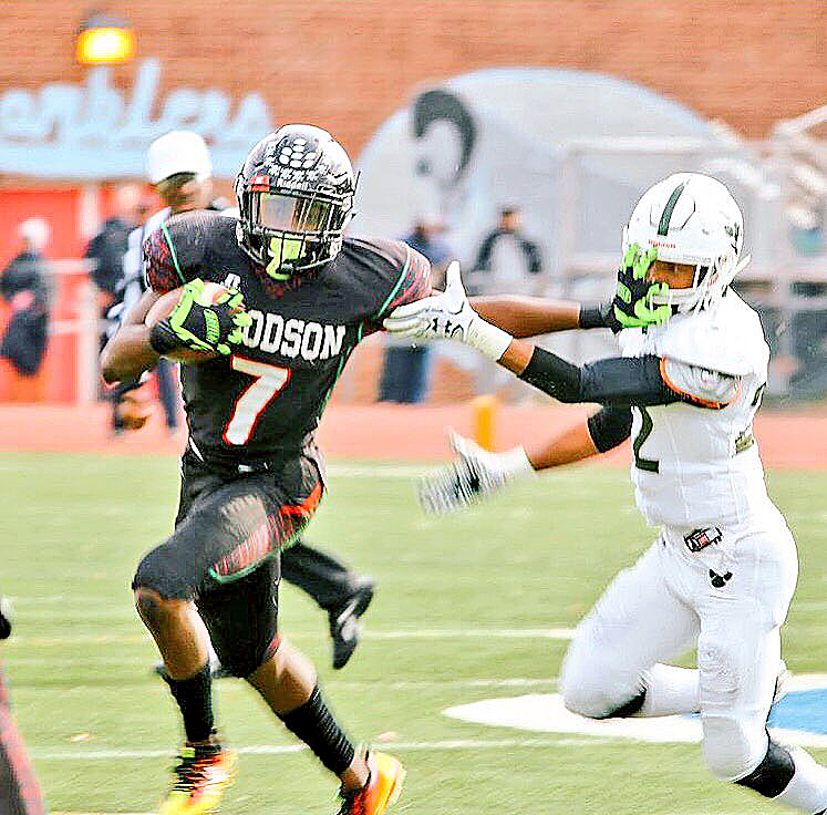 Mychale Salahuddin, the No. 3 all-purpose running back in the nation, will lead Woodson against Friendship in the annual Ward 7 Clash of Titans battle. (Courtesy of Top Prospect Sports via Twitter)