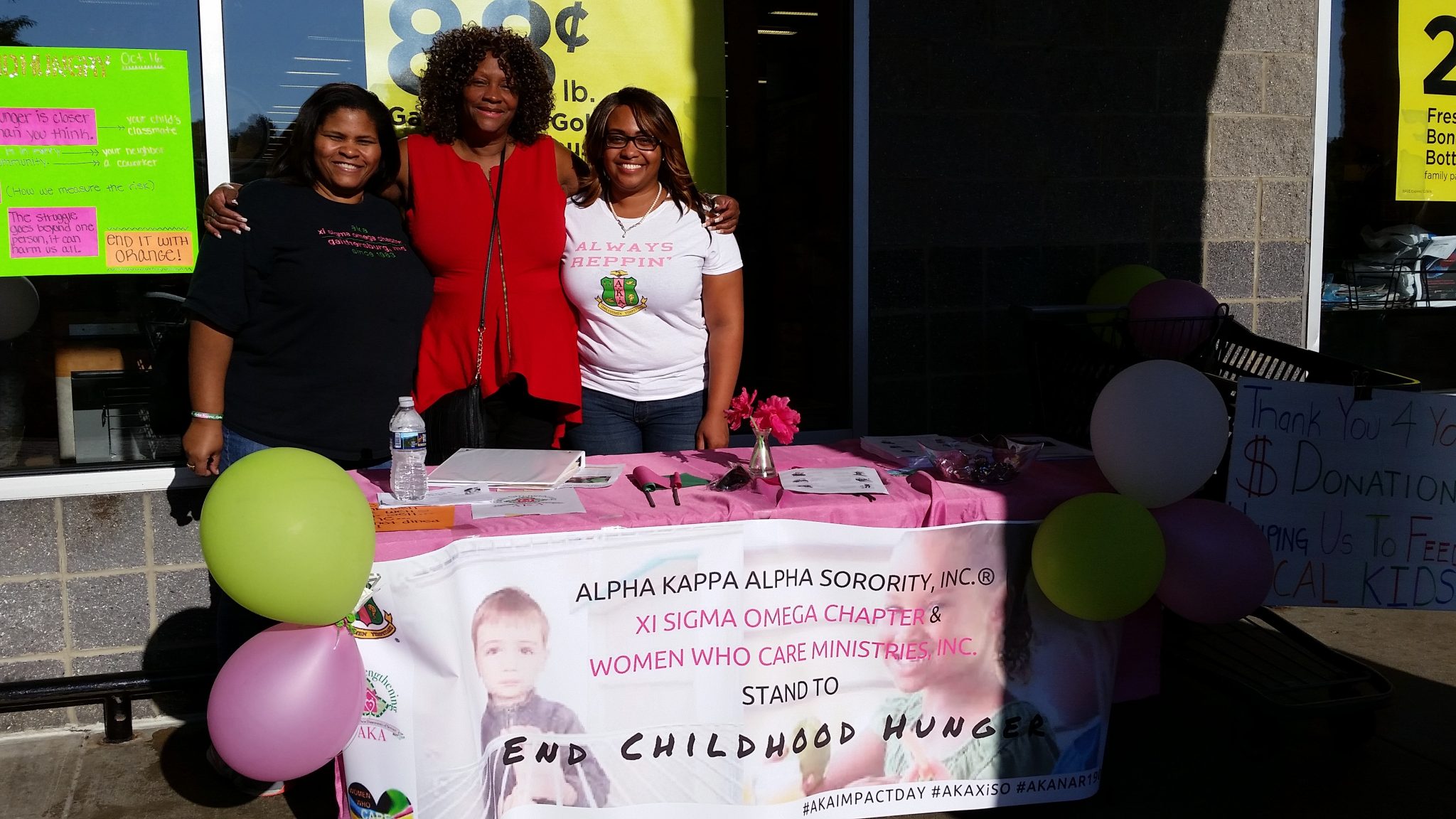 Montgomery County-based Women Who Care Ministries will partner with Alpha Kappa Alpha (AKA) Sorority Incorporated's Xi Sigma Omega chapter for an Oct. 15 food drive to help combat childhood hunger. (Courtesy of Xi Sigma Omega)