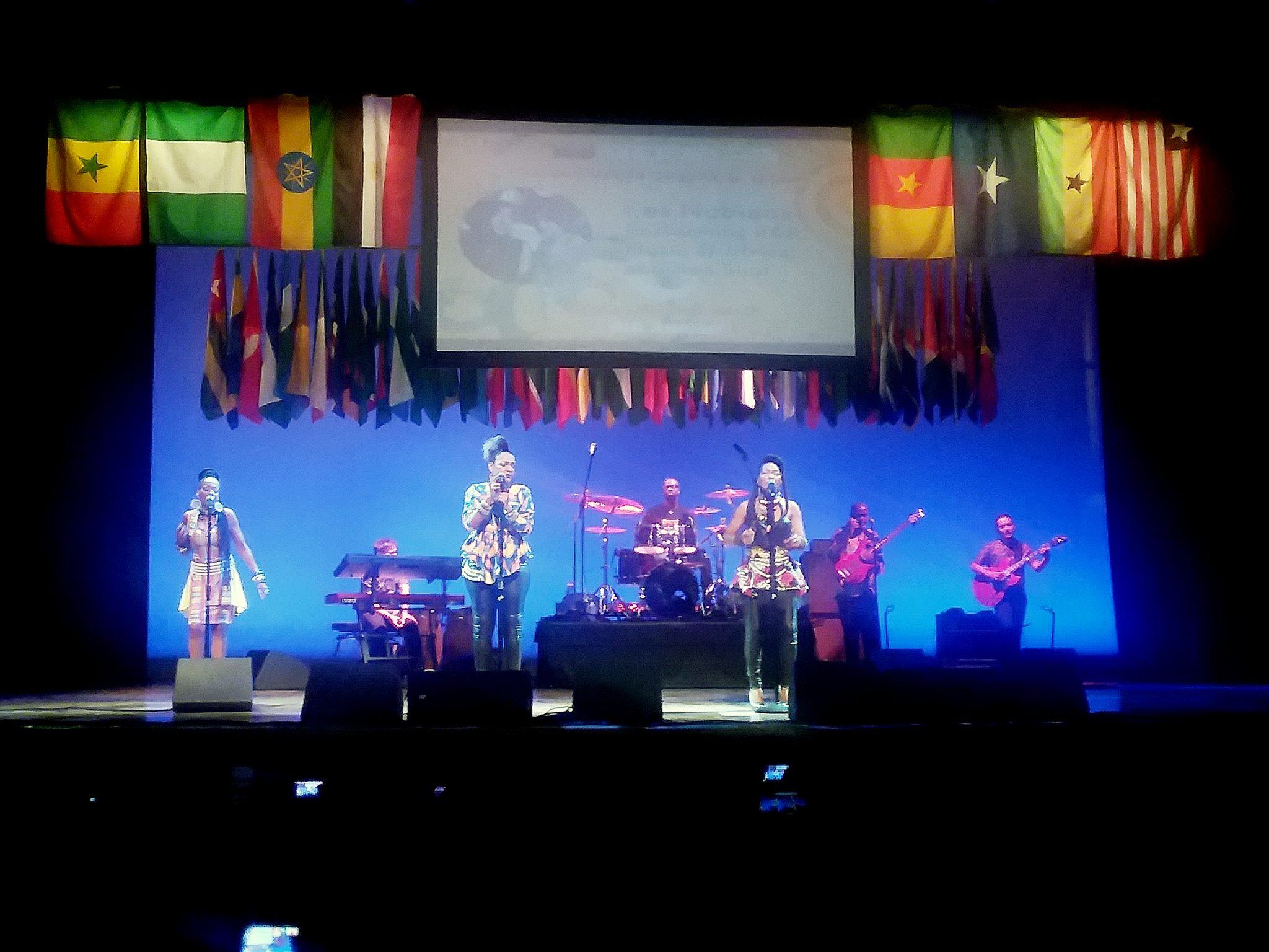 French musical duo Les Nubians perform. (Courtesy photo)