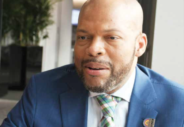 Bishop Steve Smith, executive director of the Rainbow Push Coalition Media and Telecommunications Project (Roy Lewis/The Washington Informer)