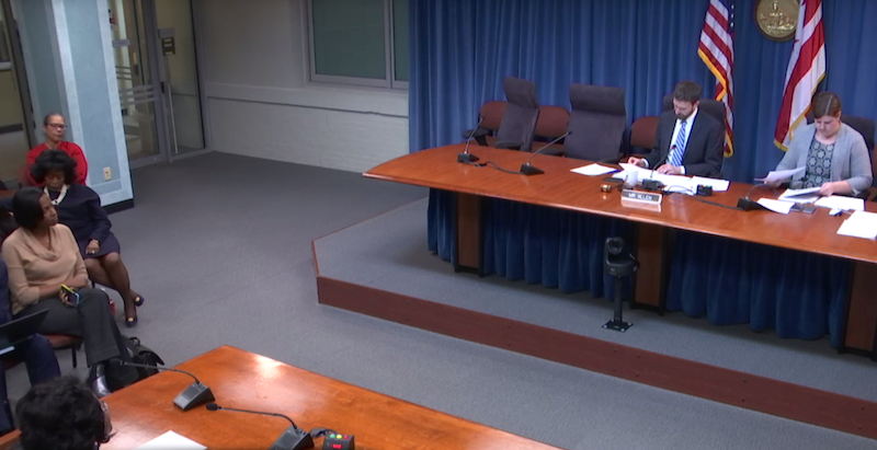 The D.C. Council's Committee on the Judiciary and Public Safety holds a Feb. 6 hearing at the John A. Wilson Building in Northwest.