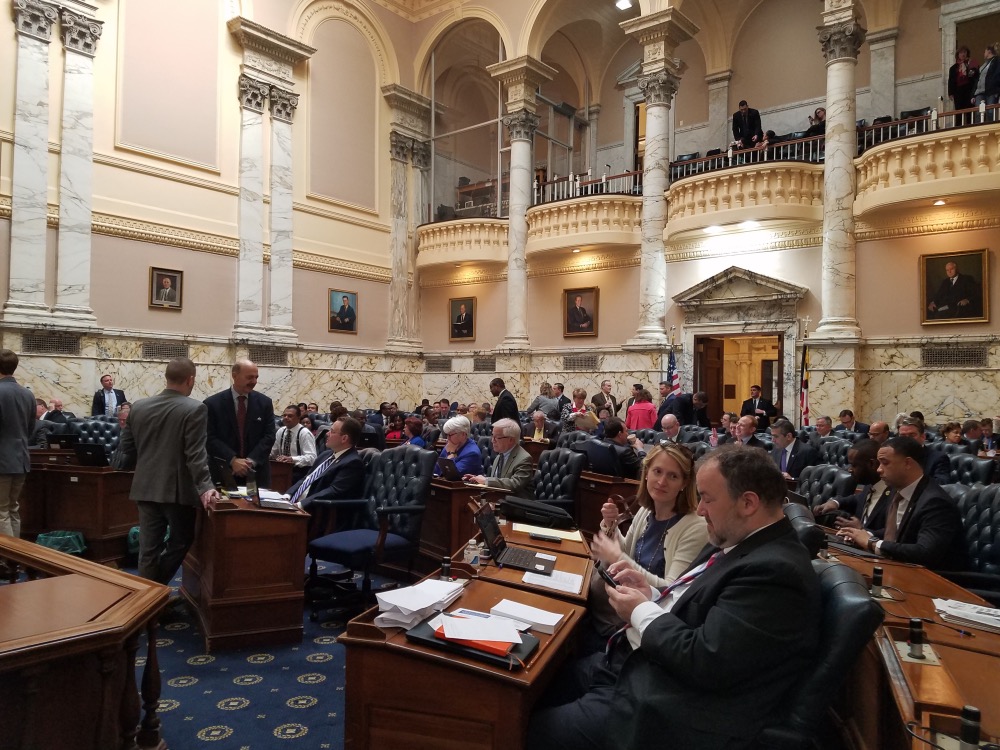 Maryland lawmakers convene for a session of the state's General Assembly in Annapolis on March 19. (William J. Ford/The Washington Informer)