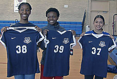 Three students from Eastern High School spent their spring break in Barcelona where they worked with FC Barcelona's coaches. (Courtesy photo)