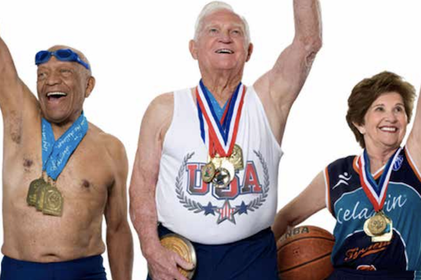 Seniors keep fit and compete in sporting events. (Courtesy of PR Web)