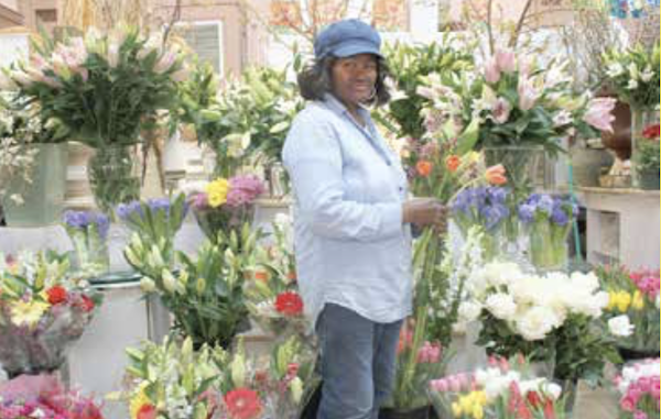 Shopping for flowers (Brigette White/The Washington Informer)
