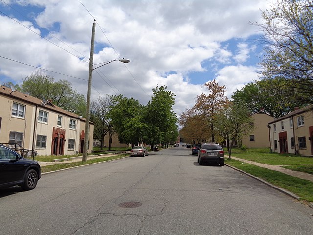 The neighborhood of Barry Farm at the intersection of Eaton Road and Firth Sterling Avenue in southeast D.C. is seen here. (Courtesy of Eric T. Gunther via Wikimedia Commons)