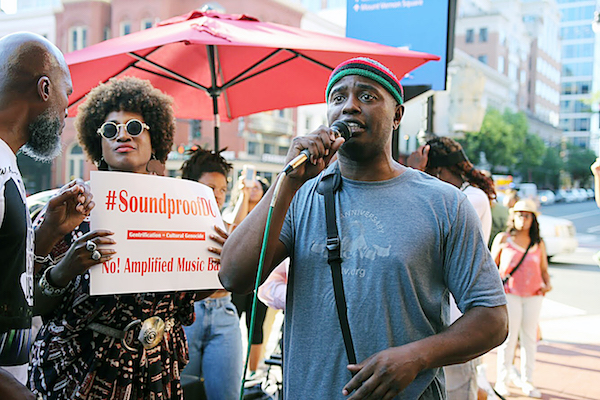 Raising their voices in protest (Sam P.K. Collins/The Washington Informer)