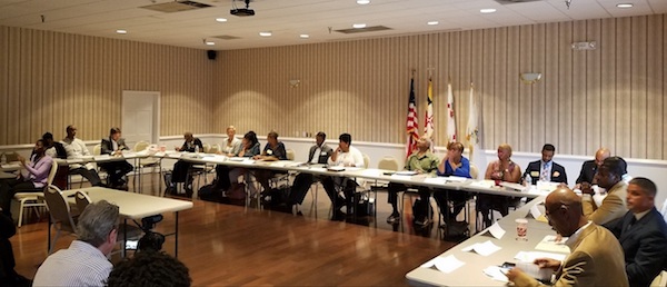 The Prince George's County Democratic Central Committee meet on Aug. 21. (William J. Ford/The Washington Informer)