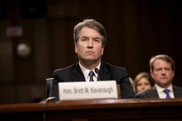 Supreme Court nominee Judge Brett Kavanaugh appears before the Senate Judiciary Committee during his Supreme Court confirmation hearing in the Hart Senate Office Building on Capitol Hill Sept. 4, 2018 in Washington, DC. Kavanaugh was nominated by President Donald Trump to fill the vacancy on the court left by retiring Associate Justice Anthony Kennedy. (Photo by Drew Angerer/Getty Images)