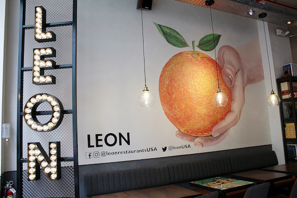 LEON, a new London-based restaurant in D.C., opened this month. (Brigette Squire/The Washington Informer)