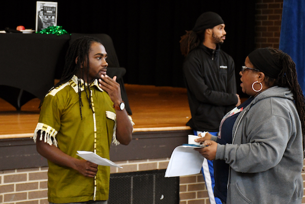 D.C. Council member Trayon White delivers the State of Ward 8 address to residents on Oct. 14. (Roy Lewis/The Washington Informer)