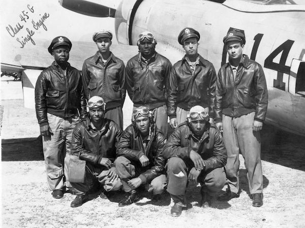 Members of the Tuskegee Airmen (Courtesy of the Smithsonian)