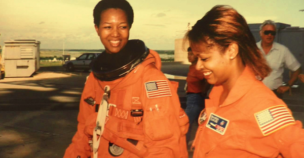 Sharon Caples McDougle (right) and Mae Jemison (Courtesy of NNPA Newswire)