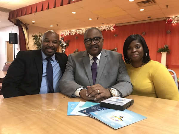 Clergy met at Matthews Memorial Baptist Church in Southeast about the need for better security. (WI photo)