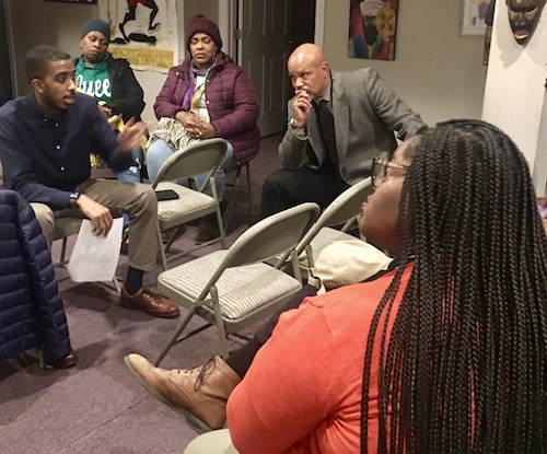 Ward 8 State Board of Education Representative Markus Batchelor (left) has encouraged parents to look beyond the STAR Rating System to determine the quality of their child's current or prospective school. (Courtesy photo)