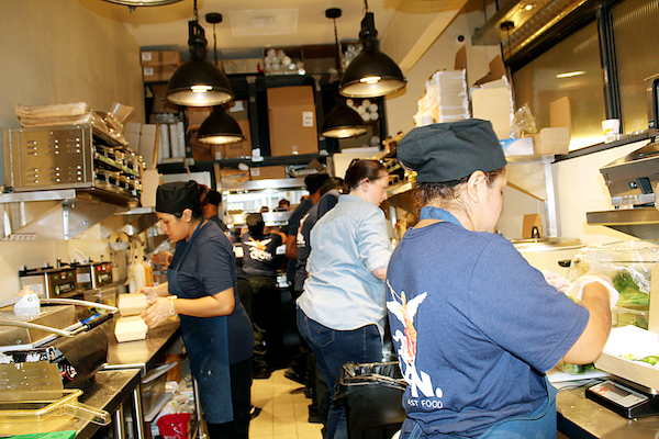 D.C. restaurant workers seek more equitable wages. (Brigette White/The Washington Informer)