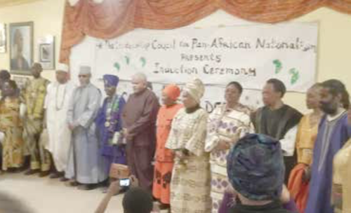 Members of the Leadership Council on Pan-African Nationalism (LCPAN) earlier this year (Courtesy of Oforiwa Sankofa)