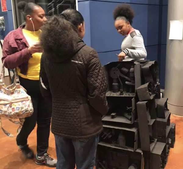 Students from elementary, middle and high school participated in PGCPS' first annual 3D art exhibit titled "Exploring the Realm of 3D Art." (Courtesy of PGCPS)