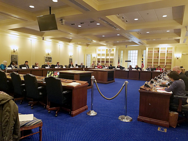 The Commission on Innovation and Excellence in Education, also known as the Kirwan Commission, discuss an interim report on recommendations to revamp Maryland's public school system on Jan. 18. (William J. Ford/The Washington Informer)
