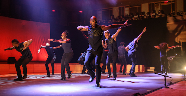 Step Afrika! electrifies the crowd. (Courtesy of Strathmore)