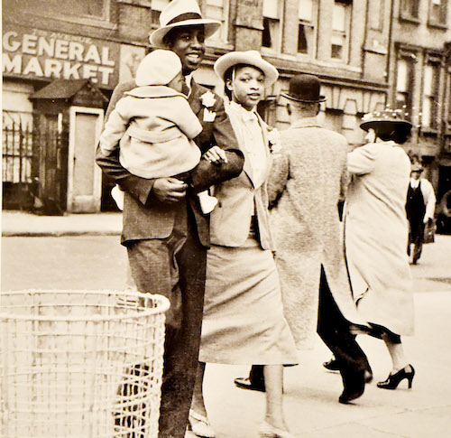 "Family in Church Clothes, New York," taken by Russell Lee, is currently on display at the David Driskell Center at the University of Maryland as part of the exhibition "Posing Beauty in African American Culture."
