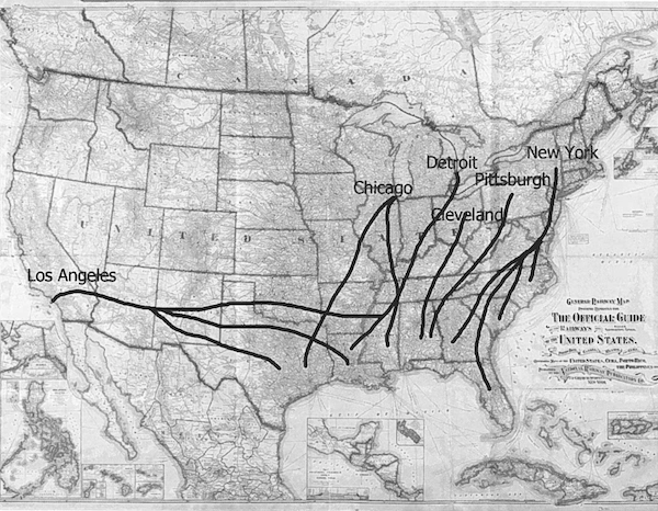 The roads to freedom for America's Black citizens (Courtesy photo)