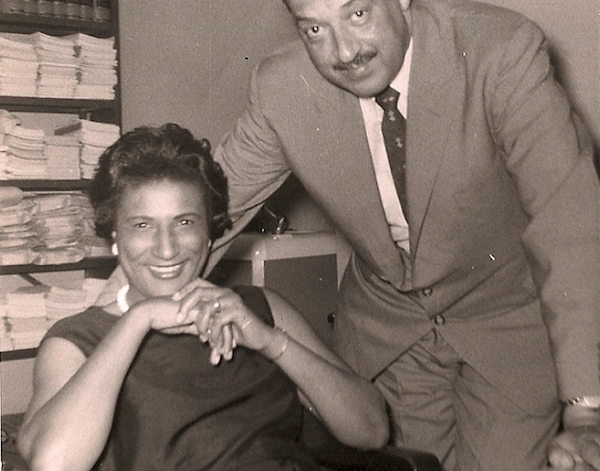 This African-American female legal mastermind, pictured with Thurgood Marshall, drafted what would become the argument for Brown v. Board. (Courtesy photo)
